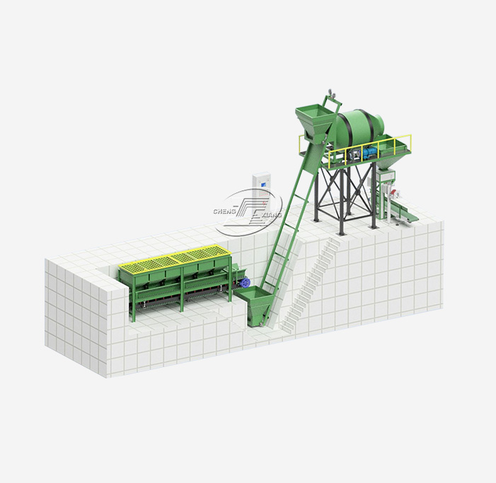 10,000-200,000 tons annual output BB blending fertilizer production line