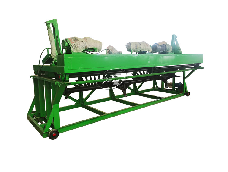 The Groove type compost turning machine