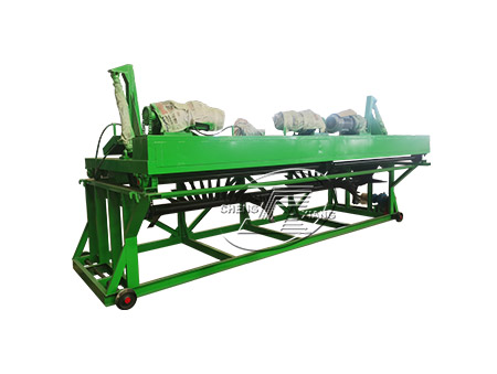 The Groove type compost turning machine