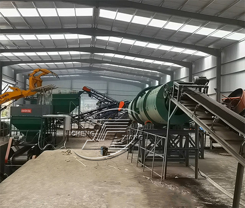 Mexico Organic Fertilizer Rotary Drum Disc Granulator Production Line